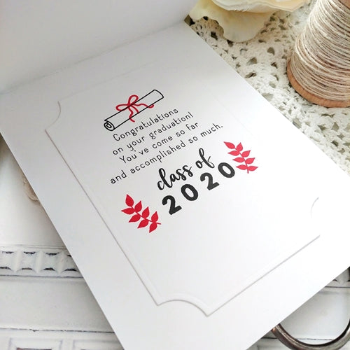Simon Says Stamp! Papertrey Ink INSIDE GREETINGS GRADUATION Clear Stamps 1160