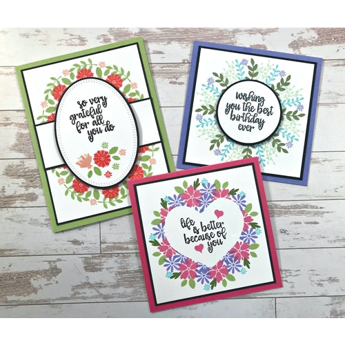 Simon Says Stamp! Gina K Designs NEW AND IMPROVED WREATH BUILDER TEMPLATE Set