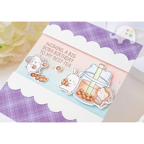 Simon Says Stamp! Mama Elephant Clear Stamps BOBA TEA