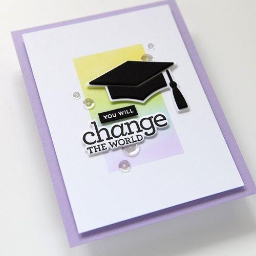 Simon Says Stamp! CZ Design GRAD HAT Wafer Dies czd88 | color-code:ALT0
