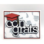 Simon Says Stamp! CZ Design GRAD HAT Wafer Dies czd88