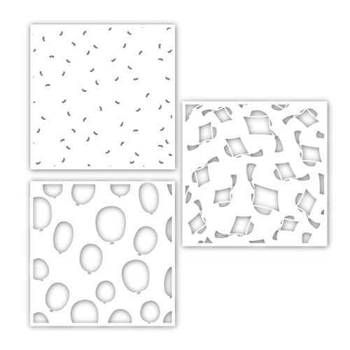 Simon Says Stamp! Simon Says Stamp Stencil GRADUATION CELEBRATION LAYERING SET ssst121477
