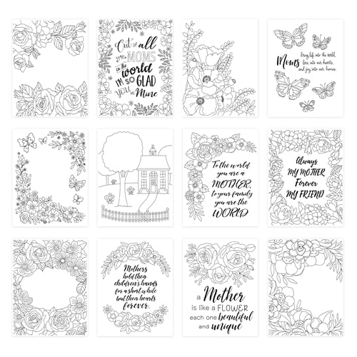 Simon Says Stamp! Simon Says Stamp Suzy's MOTHERS Watercolor Prints szwc20md *
