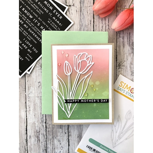 Simon Says Stamp! Simon Says Stamp STYLIZED TULIPS Wafer Die sssd112129 | color-code:ALT1