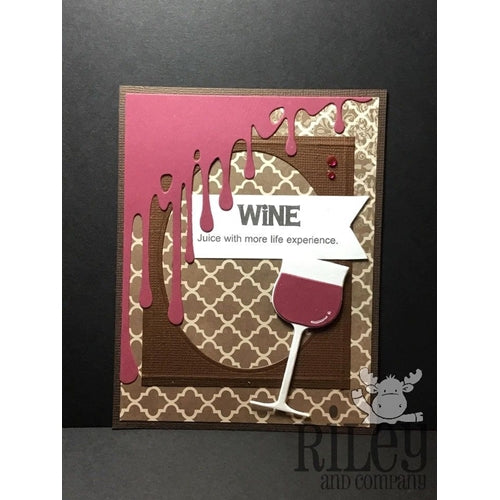 Simon Says Stamp! Riley And Company Funny Bones JUICE WITH EXPERIENCE Cling Rubber Stamp RWD 793