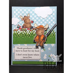 Simon Says Stamp! Riley And Company Funny Bones HUNT FOR TACOS Cling Rubber Stamp RWD 794