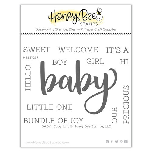 Simon Says Stamp! Honey Bee BABY Clear Stamp Set hbst237