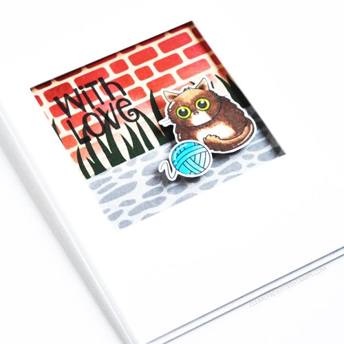 Simon Says Stamp! Clearly Besotted PAVE THE WAY Stencil