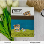 Simon Says Stamp! Whimsy Stamps PAWS AND BONES BORDER Dies WSD455