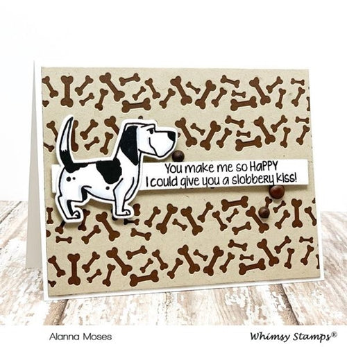 Simon Says Stamp! Whimsy Stamps PAWS AND BONES BORDER Dies WSD455
