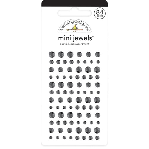 Simon Says Stamp! Doodlebug BEETLE BLACK Mini Jewels 6725
