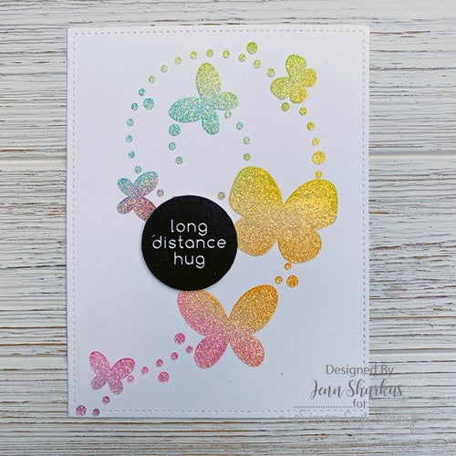 Simon Says Stamp! Simon Says Stamp Stencil BUTTERFLY TRAILS ssst121486