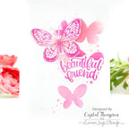 Simon Says Stamp! Simon Says Stamp Stencil BUTTERFLY TRAILS ssst121486