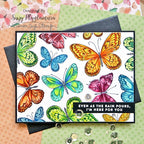 Simon Says Stamp! Simon Says Clear Stamps BEAUTIFUL BUTTERFLIES sss202086