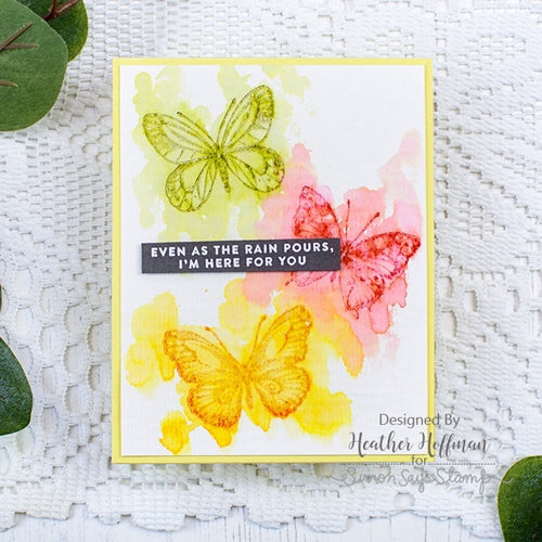 Simon Says Stamp! Simon Says Clear Stamps BEAUTIFUL BUTTERFLIES sss202086