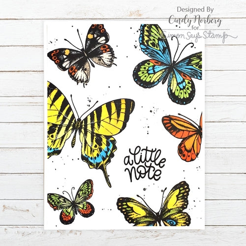 Simon Says Stamp! Simon Says Clear Stamps BEAUTIFUL BUTTERFLIES sss202086