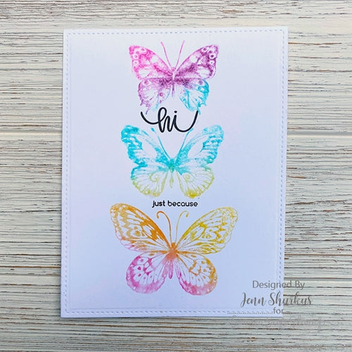 Simon Says Stamp! Simon Says Clear Stamps BEAUTIFUL BUTTERFLIES sss202086