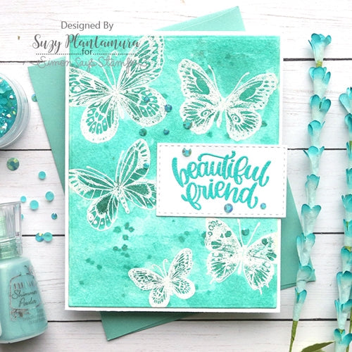 Simon Says Stamp! Simon Says Clear Stamps BEAUTIFUL BUTTERFLIES sss202086