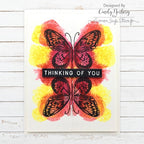 Simon Says Stamp! Simon Says Clear Stamps BEAUTIFUL BUTTERFLIES sss202086