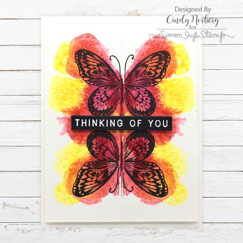 Simon Says Stamp! Simon Says Clear Stamps BEAUTIFUL BUTTERFLIES sss202086