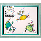 Simon Says Stamp! Paper Artsy ZINSKI ART 58 Cling Stamps za58