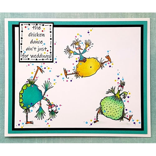 Simon Says Stamp! Paper Artsy ZINSKI ART 58 Cling Stamps za58