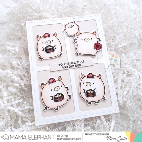 Simon Says Stamp! Mama Elephant FOUR WINDOW COVER Creative Cuts Steel Dies