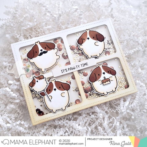 Simon Says Stamp! Mama Elephant FOUR WINDOW COVER Creative Cuts Steel Dies