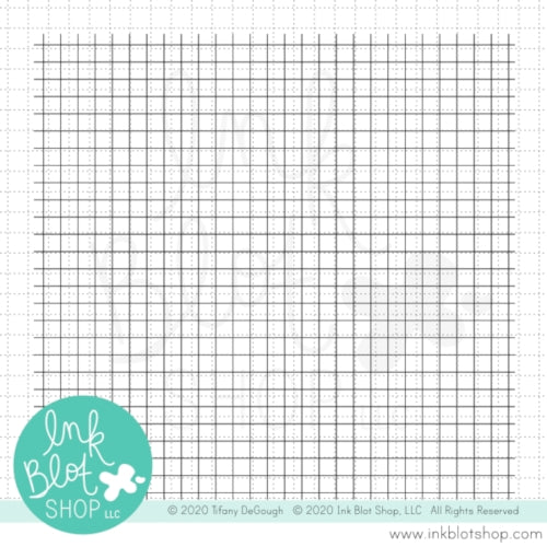 Simon Says Stamp! Ink Blot Shop Clear Stamp GRID BACKGROUND inbl092