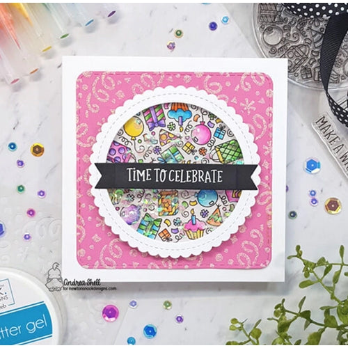 Simon Says Stamp! Newton's Nook Designs BIRTHDAY ROUNDABOUT Clear Stamps NN2005S04*