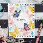 Simon Says Stamp! Newton's Nook Designs BUTTERFLIES Stencil Set NN2005T01