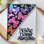 Simon Says Stamp! Newton's Nook Designs BUTTERFLIES Stencil Set NN2005T01
