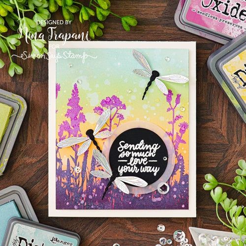 Simon Says Stamp! Simon Says Stamp ETCHED DRAGONFLY Wafer Die Set s695