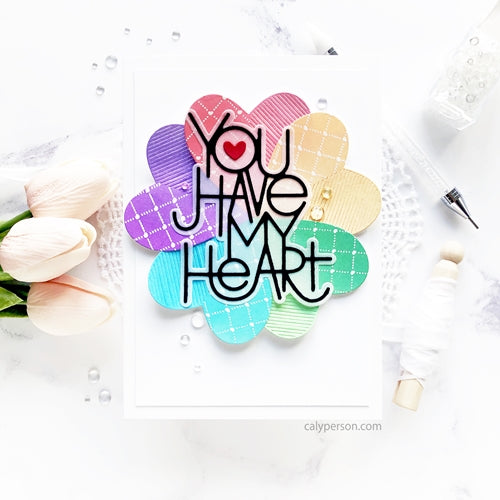 Simon Says Stamp! Simon Says Stamp YOU HAVE MY HEART Wafer Dies sssd112133 * | color-code:ALT3