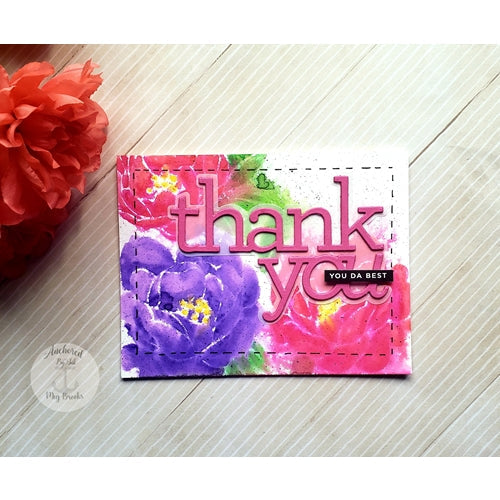 Simon Says Stamp! CZ Design EXTRA LARGE THANK YOU Wafer Dies czd90