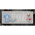 Simon Says Stamp! CZ Design EXTRA LARGE THANK YOU Wafer Dies czd90