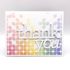 Simon Says Stamp! CZ Design EXTRA LARGE THANK YOU Wafer Dies czd90