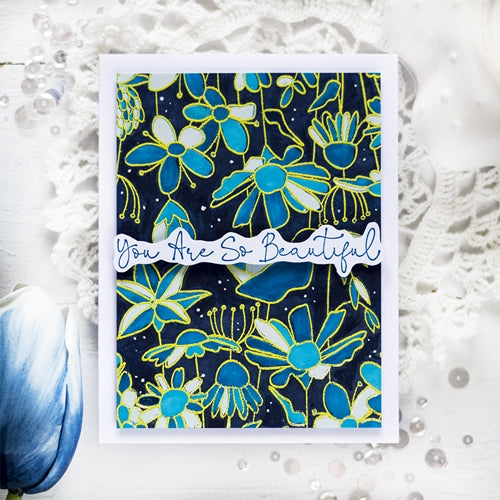 Simon Says Stamp! Simon Says Cling Stamp SO BEAUTIFUL sss102137