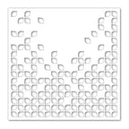 Simon Says Stamp! Simon Says Stamp Stencil GEO LEAVES ssst121473