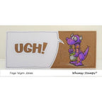 Simon Says Stamp! Whimsy Stamps UGH WORD AND SHADOW Dies WSD459
