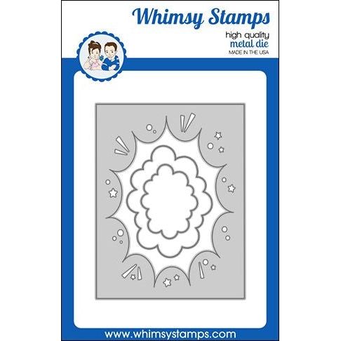 Simon Says Stamp! Whimsy Stamps COMIC BURST A2 Die WSD464