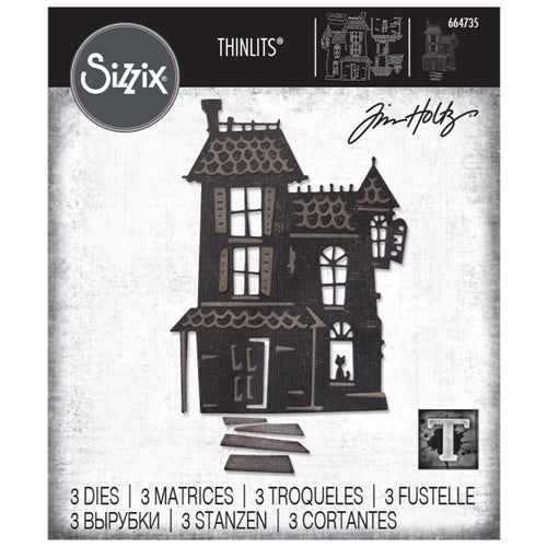 Simon Says Stamp! Tim Holtz Sizzix HAUNTED Thinlits Dies 664735