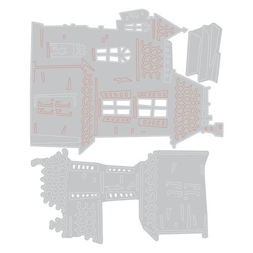 Simon Says Stamp! Tim Holtz Sizzix HAUNTED Thinlits Dies 664735