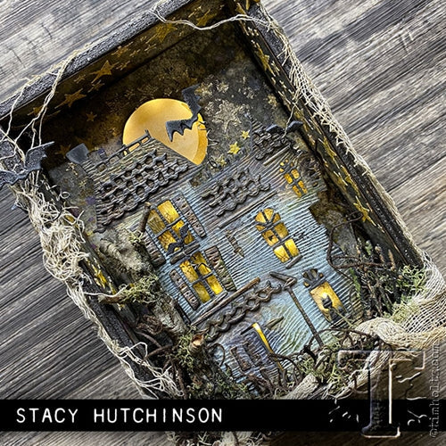 Simon Says Stamp! Tim Holtz Sizzix HAUNTED Thinlits Dies 664735