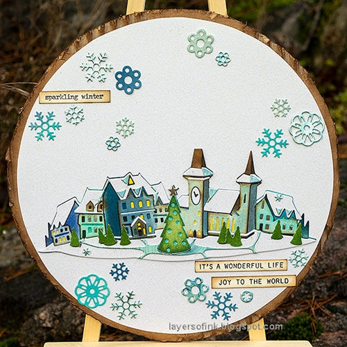 Simon Says Stamp! Tim Holtz Sizzix HOLIDAY VILLAGE Colorize Thinlits Dies 664737