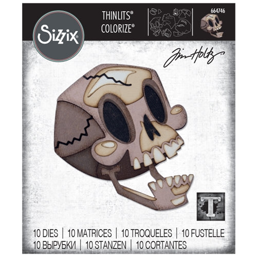 Simon Says Stamp! Tim Holtz Sizzix SKELLY Colorize Thinlits Dies 664746