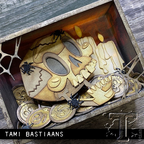 Simon Says Stamp! Tim Holtz Sizzix SKELLY Colorize Thinlits Dies 664746