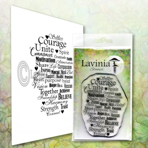 Simon Says Stamp! Lavinia Stamps KEEPING FAITH Clear Stamps LAV615