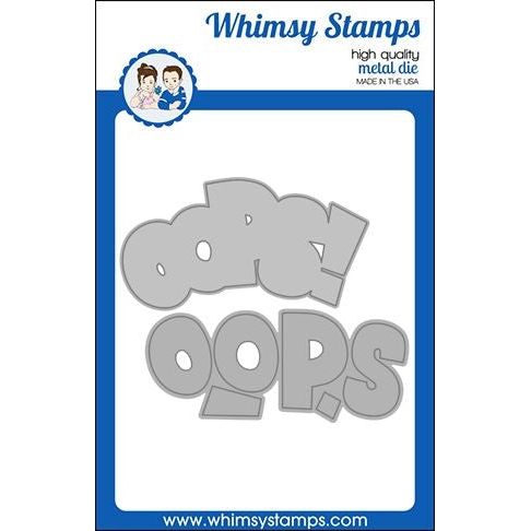 Simon Says Stamp! Whimsy Stamps OOPS WORD Die WSD465