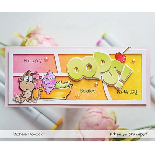 Simon Says Stamp! Whimsy Stamps OOPS WORD Die WSD465